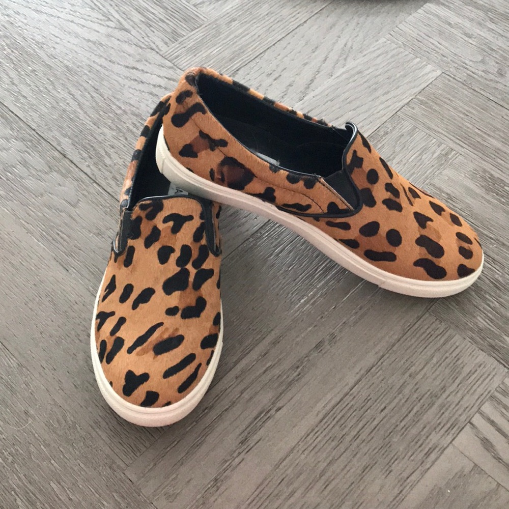 Steve Madden Leopard Slip On Sneakers